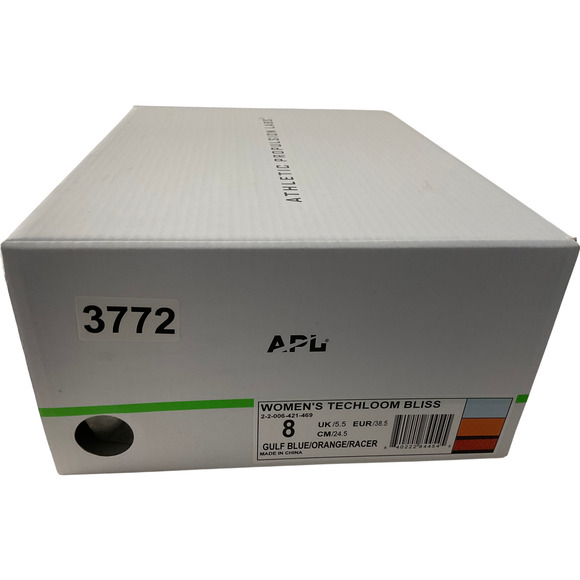 APL Women's Techloom Bliss Sneakers Gulf Blue Orange Size 8 Athletic Shoes New - Picture 12 of 12